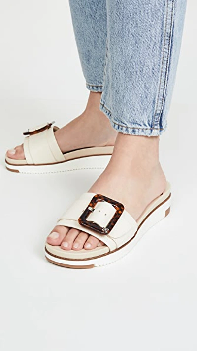 Shop Sam Edelman Ariane Slides In Modern Ivory