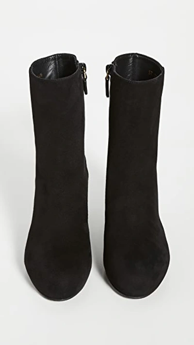 Shop Stuart Weitzman Gianella Booties In Black