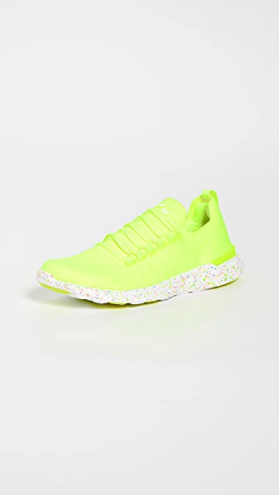 Shop Apl Athletic Propulsion Labs Techloom Breeze Sneakers In Energy/white/speckle