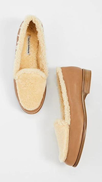 Shop Tabitha Simmons Blakie Loafers In Natural
