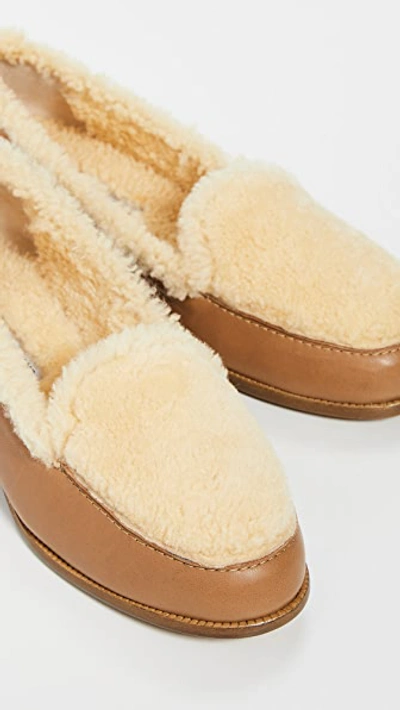 Shop Tabitha Simmons Blakie Loafers In Natural