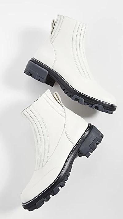 Shop Rag & Bone Shawn Chelsea Booties In Antique White