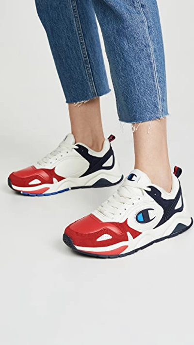 Shop Champion Nxt Sneakers In Red/navy