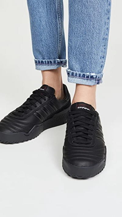 Shop Adidas Originals By Alexander Wang Aw Bball Soccer Sneakers In Core Black