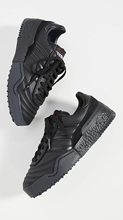 Shop Adidas Originals By Alexander Wang Aw Bball Soccer Sneakers In Core Black