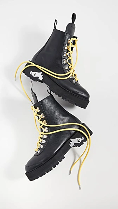 Shop Off-white Hiking Boots In Black