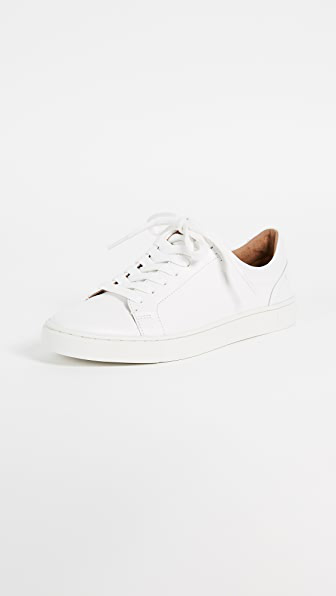frye sneakers white