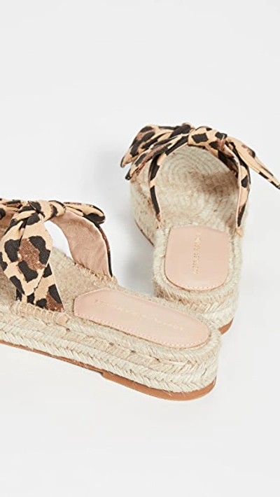 Shop Loeffler Randall Daisy Espadrille Platform Sandals In Leopard
