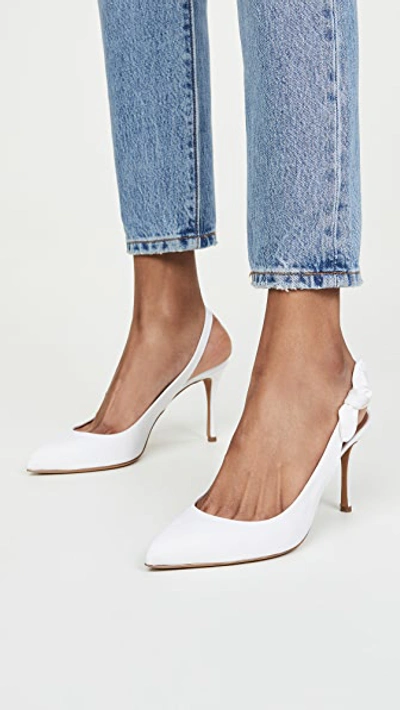 Shop Tabitha Simmons Millie Pumps In White