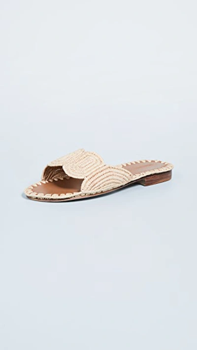 Shop Carrie Forbes Naima Slides In Natural