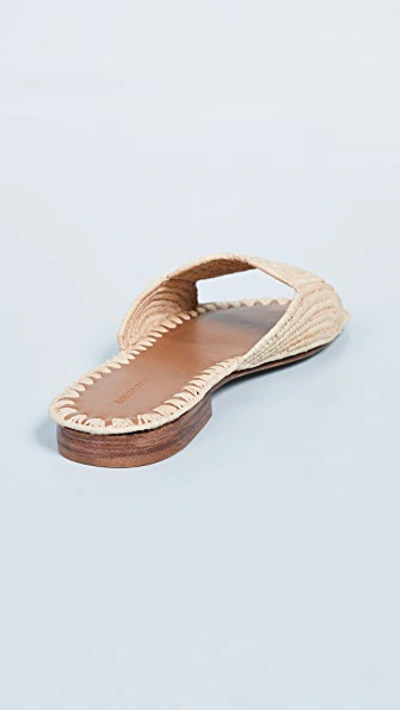 Shop Carrie Forbes Naima Slides In Natural