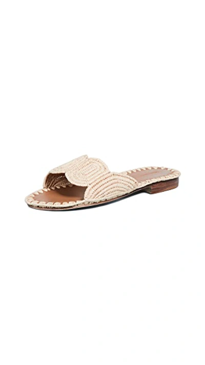 Shop Carrie Forbes Naima Slides In Natural