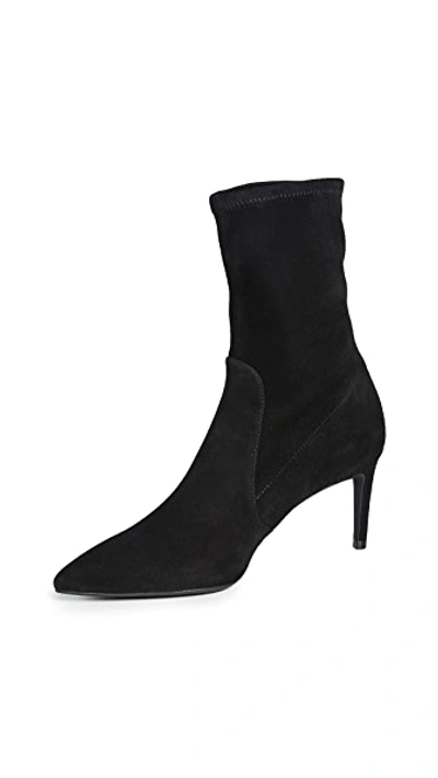 Shop Stuart Weitzman Wren 75mm Boots In Black