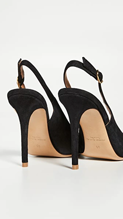 Shop Mansur Gavriel 100mm Classic Heels In Black