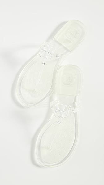 clear tory burch jelly sandals