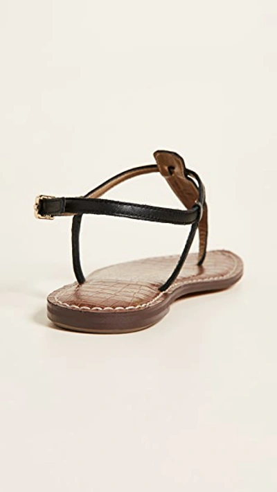 Shop Sam Edelman Gigi Flat Sandals In Black