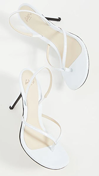 Shop Alevì Milano Ivy Sandals In Snake White