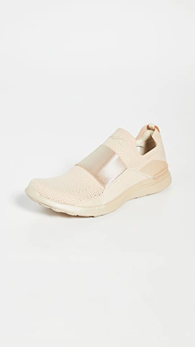 Shop Apl Athletic Propulsion Labs Techloom Bliss Sneakers In Champagne