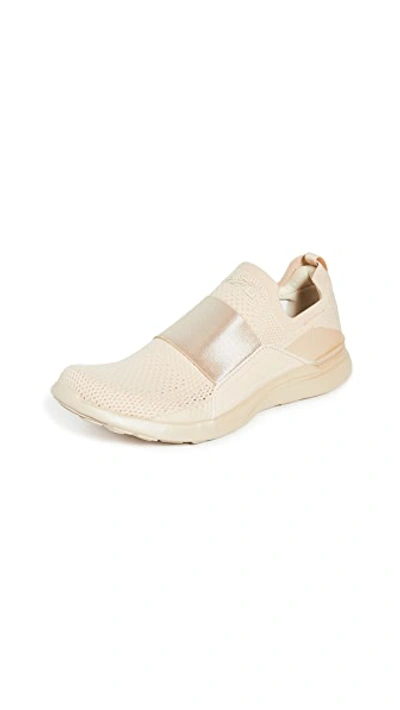 Shop Apl Athletic Propulsion Labs Techloom Bliss Sneakers In Champagne