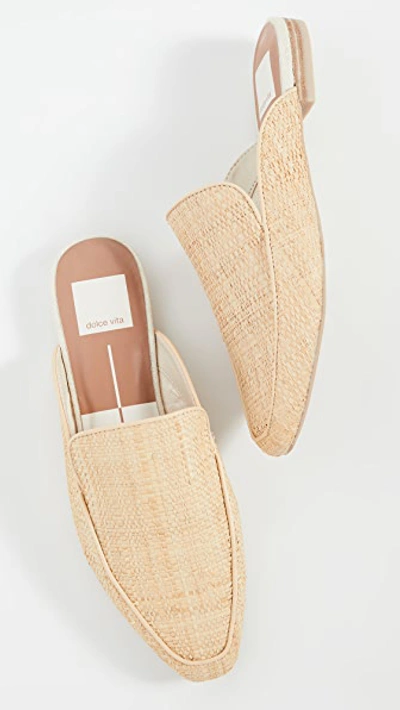 Shop Dolce Vita Halee Flats In Light Natural