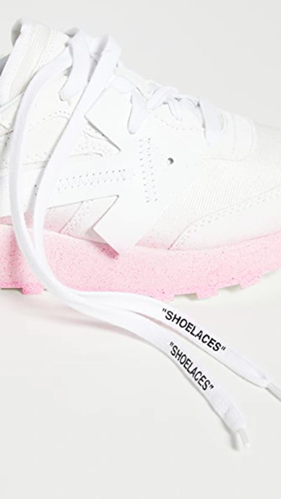 Shop Off-white Degrade Hg Runner Sneakers In White/fuchsia