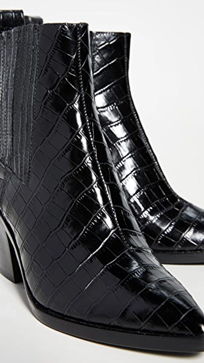 Shop Alice And Olivia Westra Boots In Black