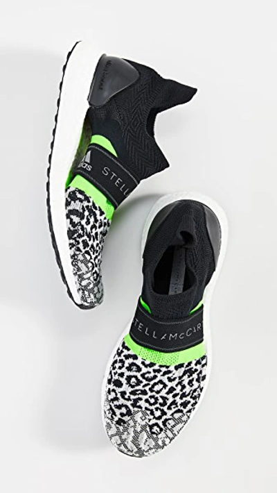 Shop Adidas By Stella Mccartney Ultraboost X 3d Sneakers In Blkwhi/cwhite/sgreen