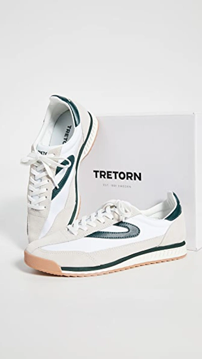 Shop Tretorn Rawlins 8 Sneakers In Icing/vintage White/seaweed