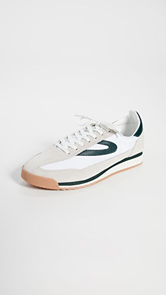 Tretorn Rawlin Lace-up Sneakers In Icing/ Vintage White/ Seaweed | ModeSens