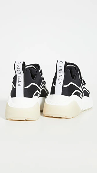 Shop Stella Mccartney Eclypse Sneakers In Black/white/grey