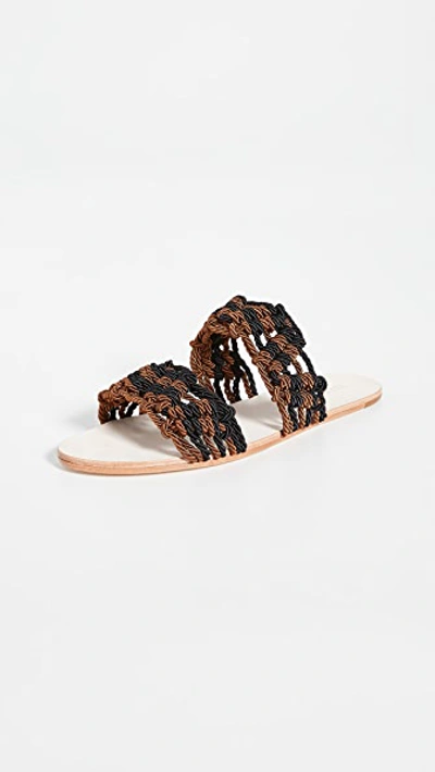 Shop Ulla Johnson Cosa Sandals In Noir