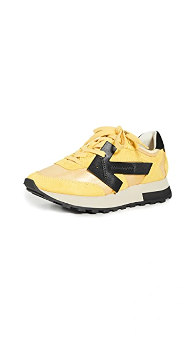 Shop Off-white Hg Runner Sneakers In Yellow/black