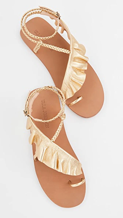 Shop Ulla Johnson Daria Sandals In Gold