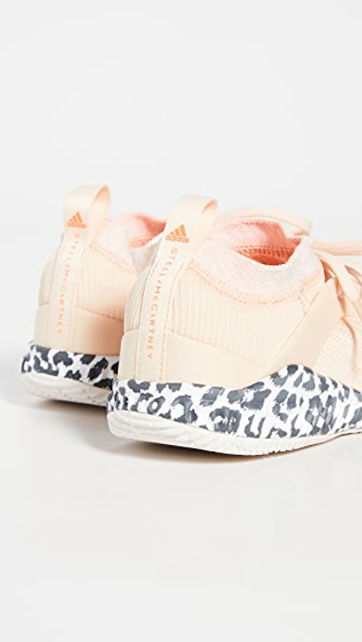 Shop Adidas By Stella Mccartney Crazytrain Pro S. Sneakers In Soft Apricot