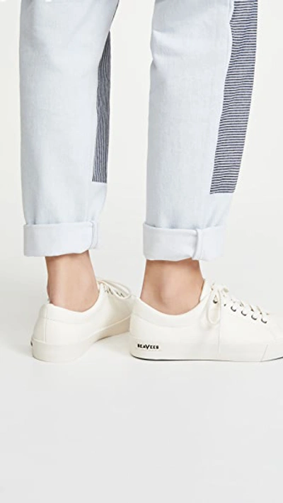 Shop Seavees Gallery Sneakers In White