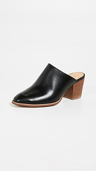 madewell black mules