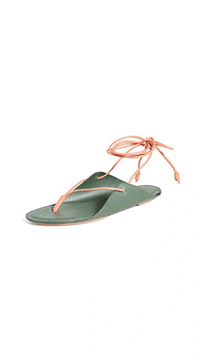 Shop Ulla Johnson Aidy Sandals In Army