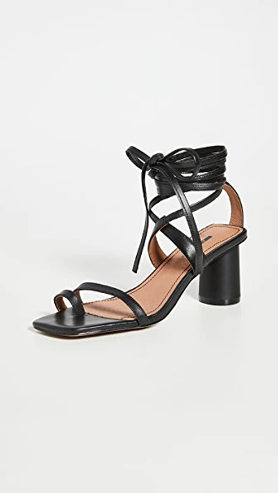 Shop Matiko Violet Sandals In Black