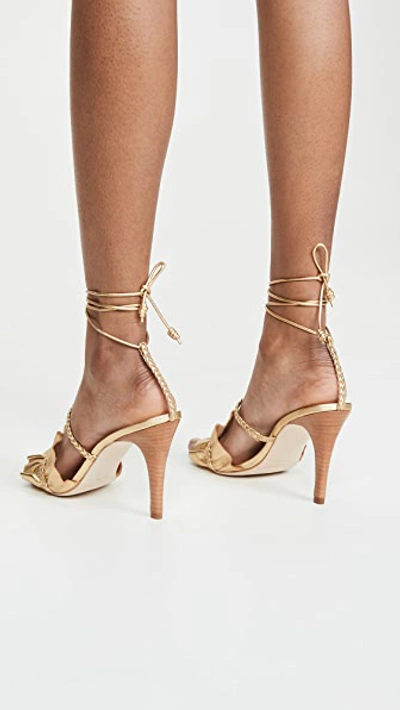 Shop Ulla Johnson Flora Heel Sandals In Gold
