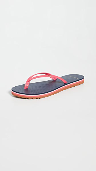 tory burch leather flip flop