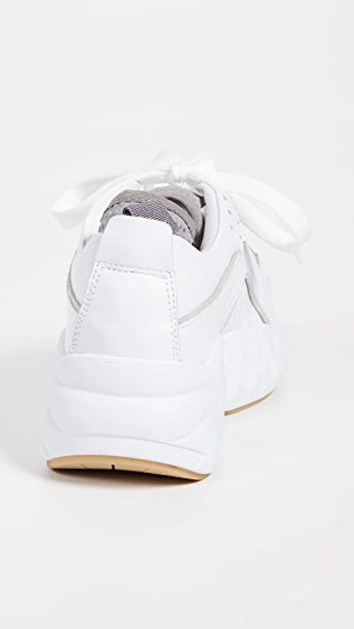 Shop Acne Studios Manhattan Sneakers In White/white