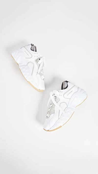 Shop Acne Studios Manhattan Trainers In White/white