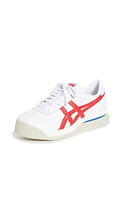 Shop Onitsuka Tiger Tiger Corsair Ex Sneakers In White/classic Red
