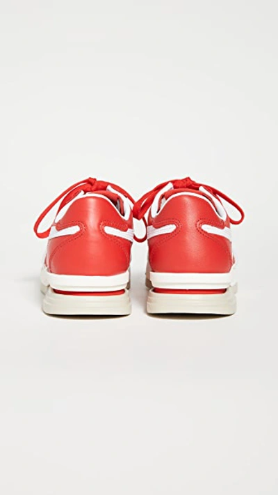 Shop Onitsuka Tiger Tiger Corsair Ex Sneakers In Classic Red/white