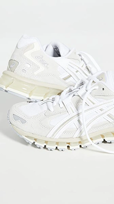 Shop Asics Gel-kayano 5 360 Sneakers In White/cream
