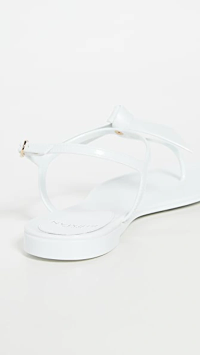 Shop Alexandre Birman Clarita Jelly Sandals In White