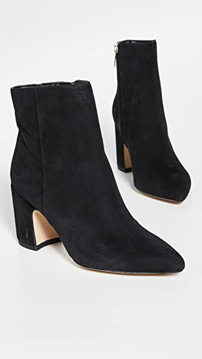 Shop Sam Edelman Hilty Booties In Black