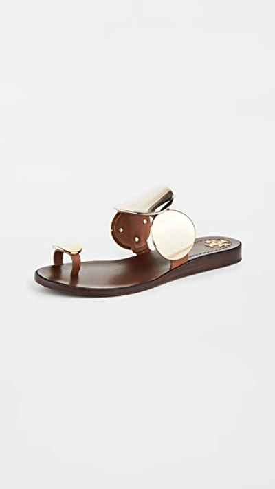 Shop Tory Burch Patos Multi Disk Sandals In Mou