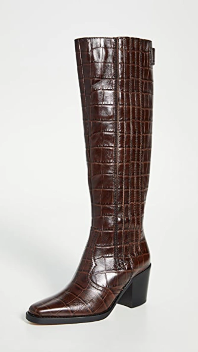 Western Knee High Boots