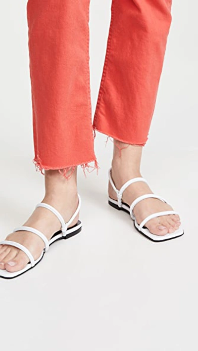 Shop Dorateymur Easy Sandals In White